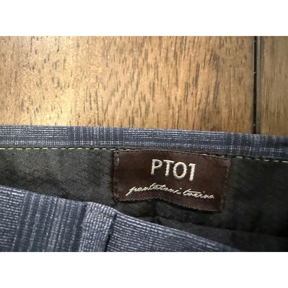 PT01 Pantaloni Torino Kinetic Ultimate Trouser Grey Plaid Fabrizio Giugiaro 52‎